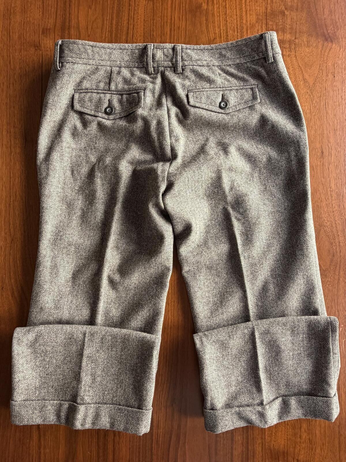 Eddie Bauer Women's Petite Wool Blend Gray Dress Pants - Size 14P